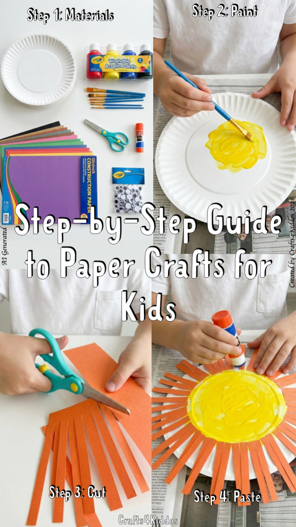 How to Create Paper Crafts for Kids: Step-by-Step Guide